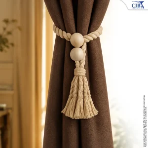 Rustic Nautical Rope & Tassel Tieback