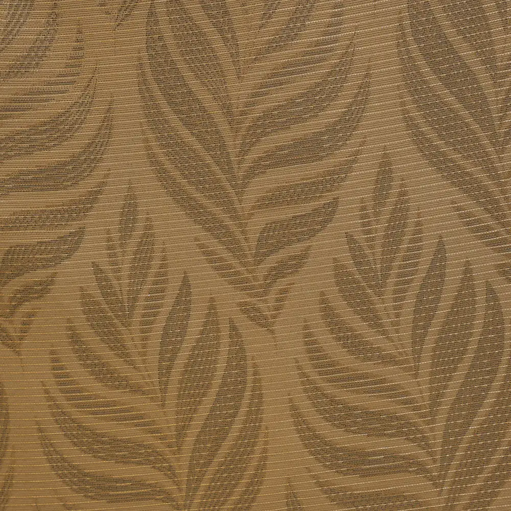 Golden Harvest Leaf Embossed Fabric