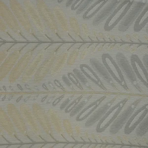 Soft Citron & Slate Embossed Fabric