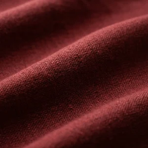 Maroon Linen Fabric